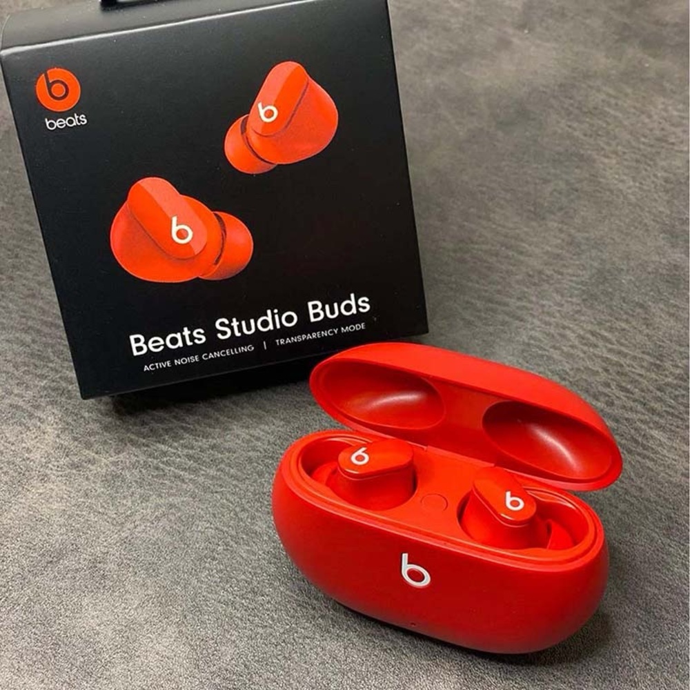 Beats Studio Busd In-Ear Noise Cancelling Headphones Red - Picture 5 of 9